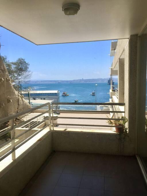 Grande Departamento, Frente Al Mar, Equipado. Lejlighed Valparaíso Eksteriør billede